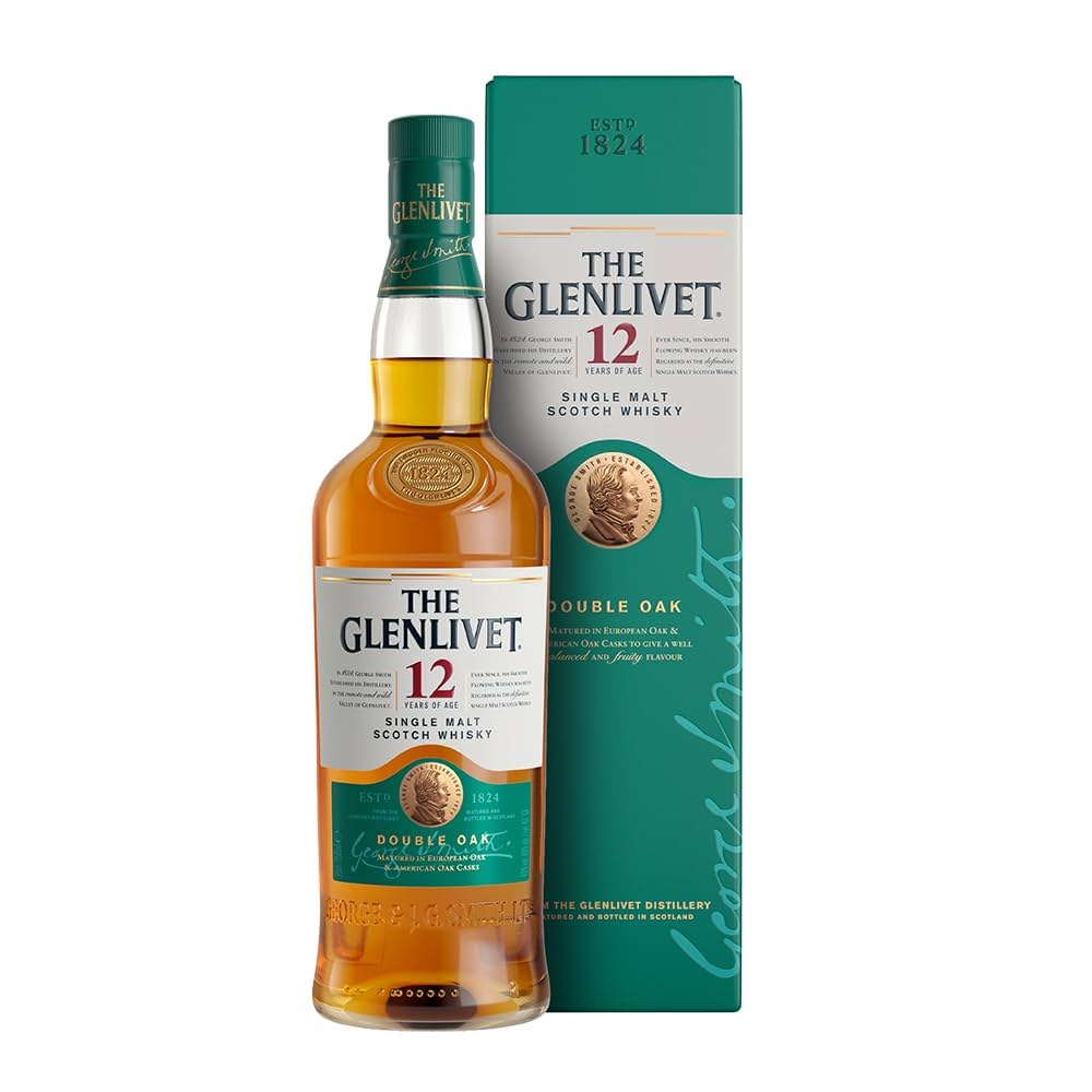 The Glenlivet 12 Year Old Scotch Whisky Bottle, 700ml